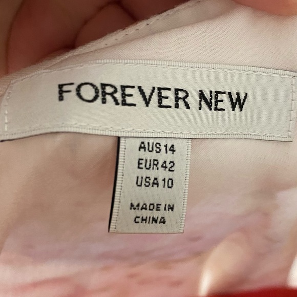 Size 14 - Forever New Tuscany Linen Mini Dress - Willow Floral - Picture 11 of 16